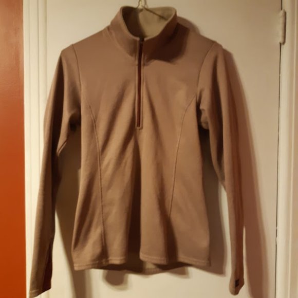 Kerrits brand set quarter zip and knit hat mathcing set high-end equestrian - Picture 1 of 9